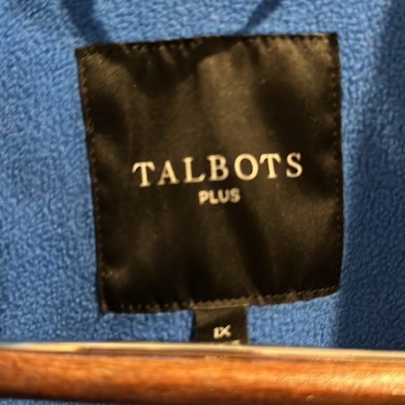 Talbots Like New Women’s Quilted Vest Marine Blue UK Plus 1X - Picture 5 of 6